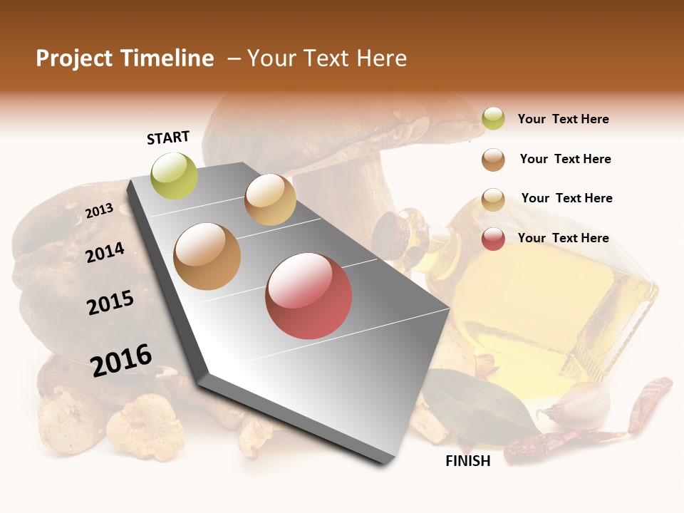 Oil White Beauty PowerPoint Template