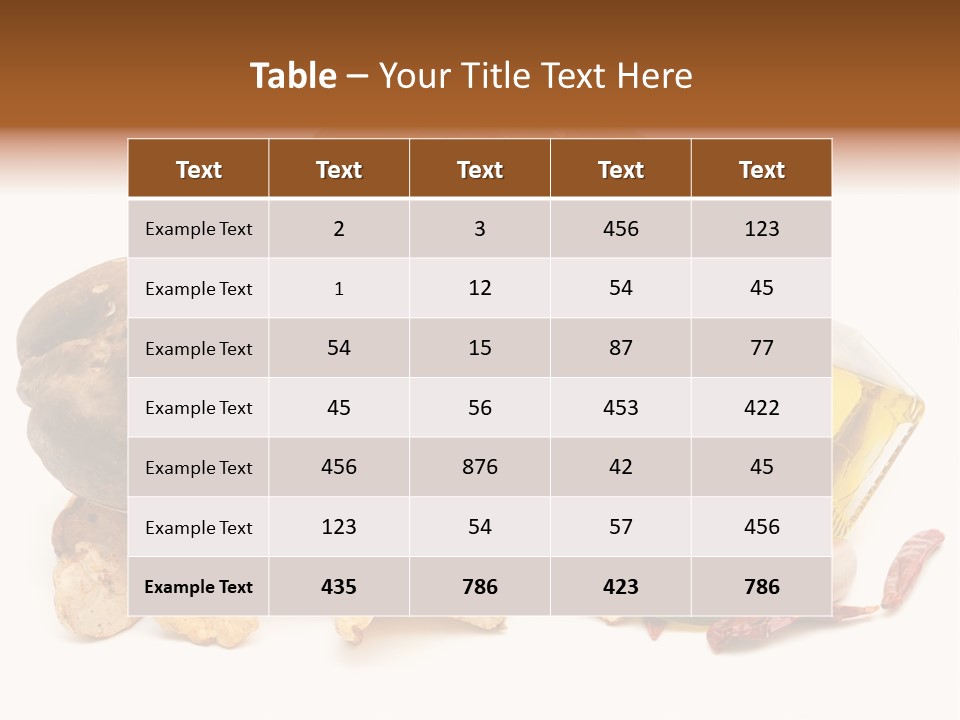 Oil White Beauty PowerPoint Template