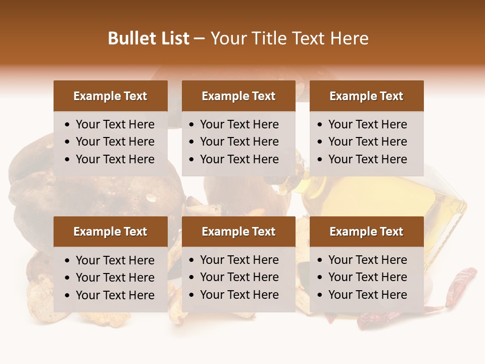 Oil White Beauty PowerPoint Template