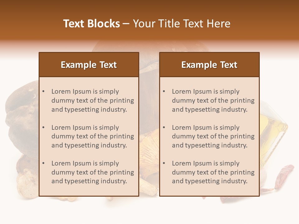 Oil White Beauty PowerPoint Template