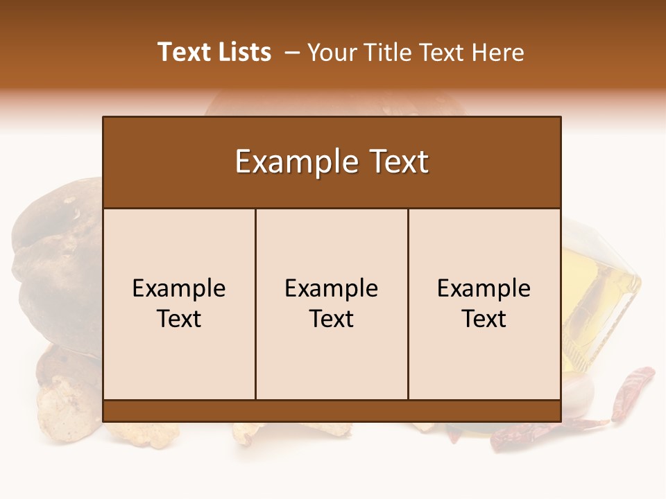 Oil White Beauty PowerPoint Template