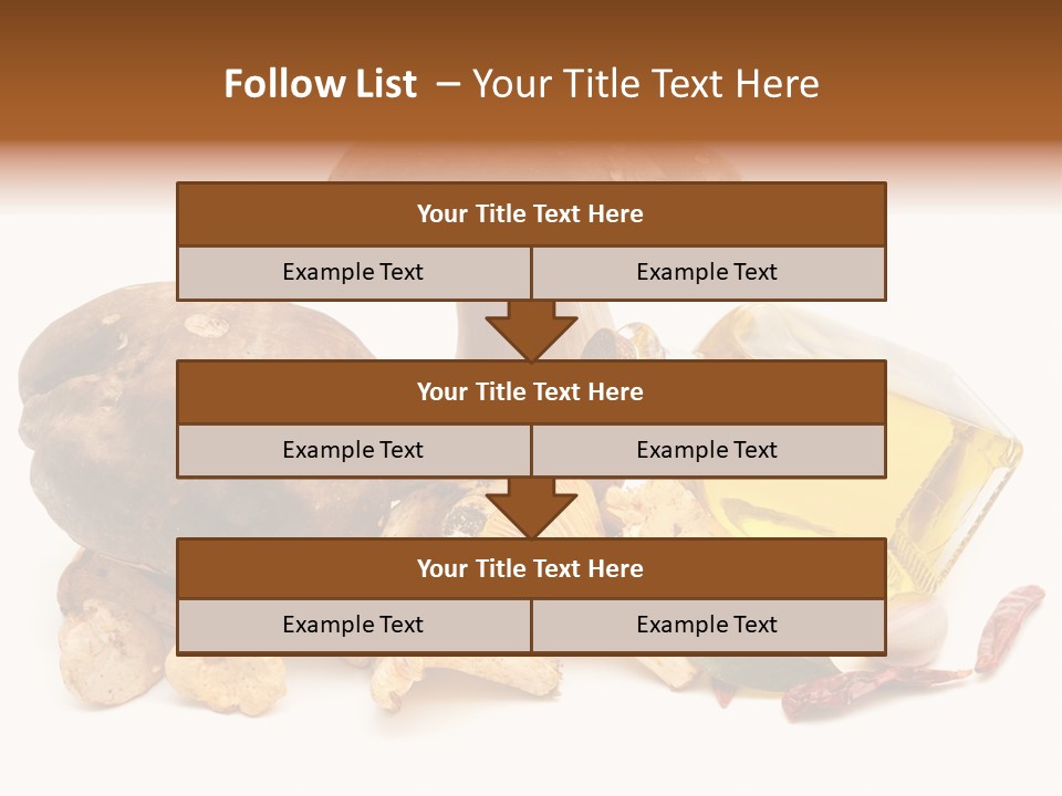 Oil White Beauty PowerPoint Template