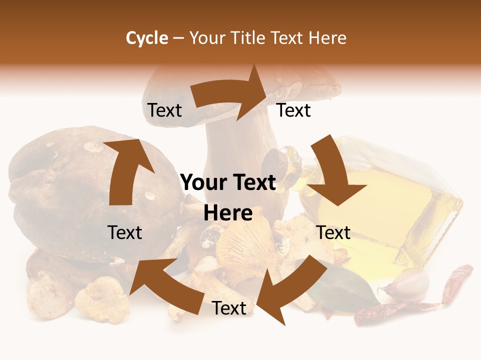 Oil White Beauty PowerPoint Template