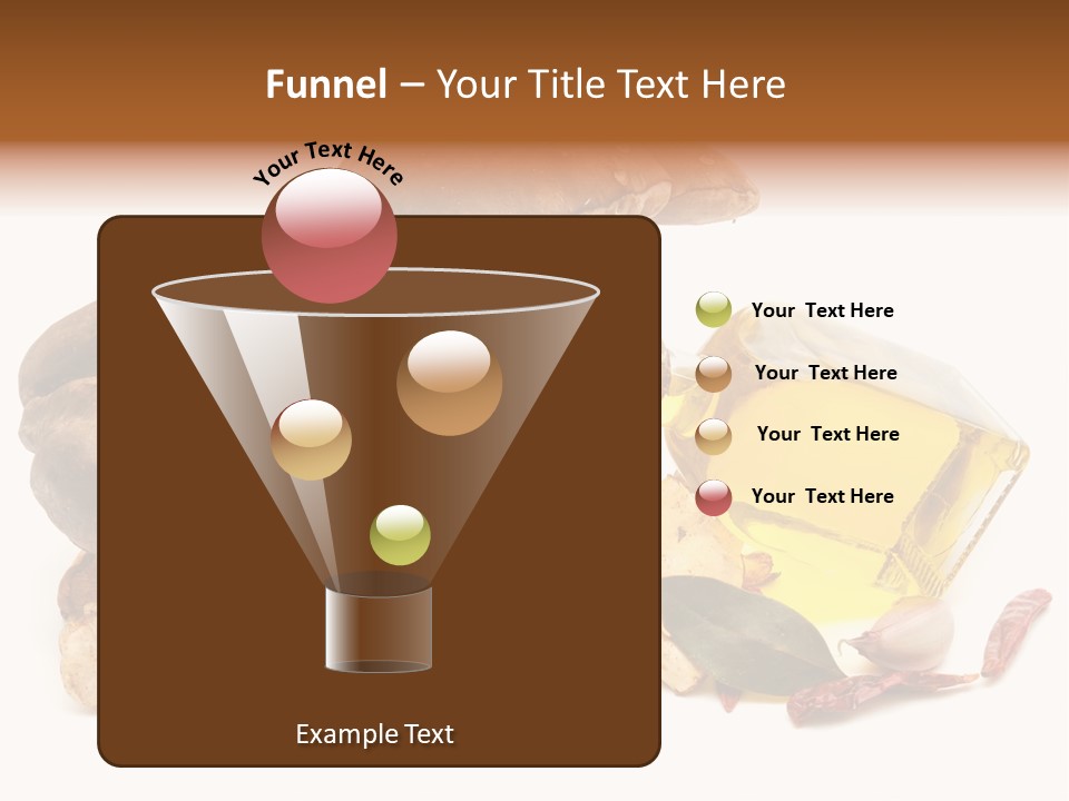 Oil White Beauty PowerPoint Template