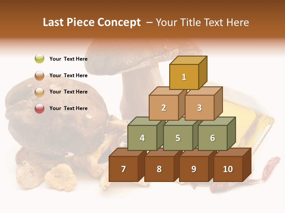 Oil White Beauty PowerPoint Template