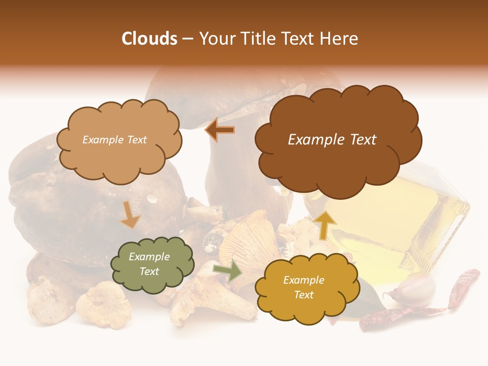 Oil White Beauty PowerPoint Template