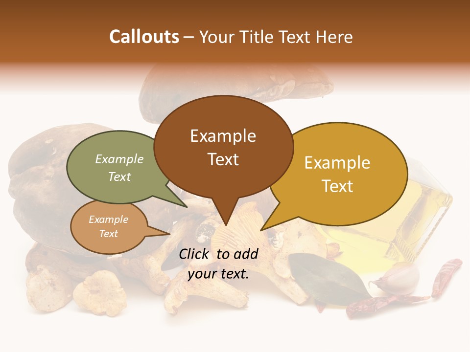 Oil White Beauty PowerPoint Template