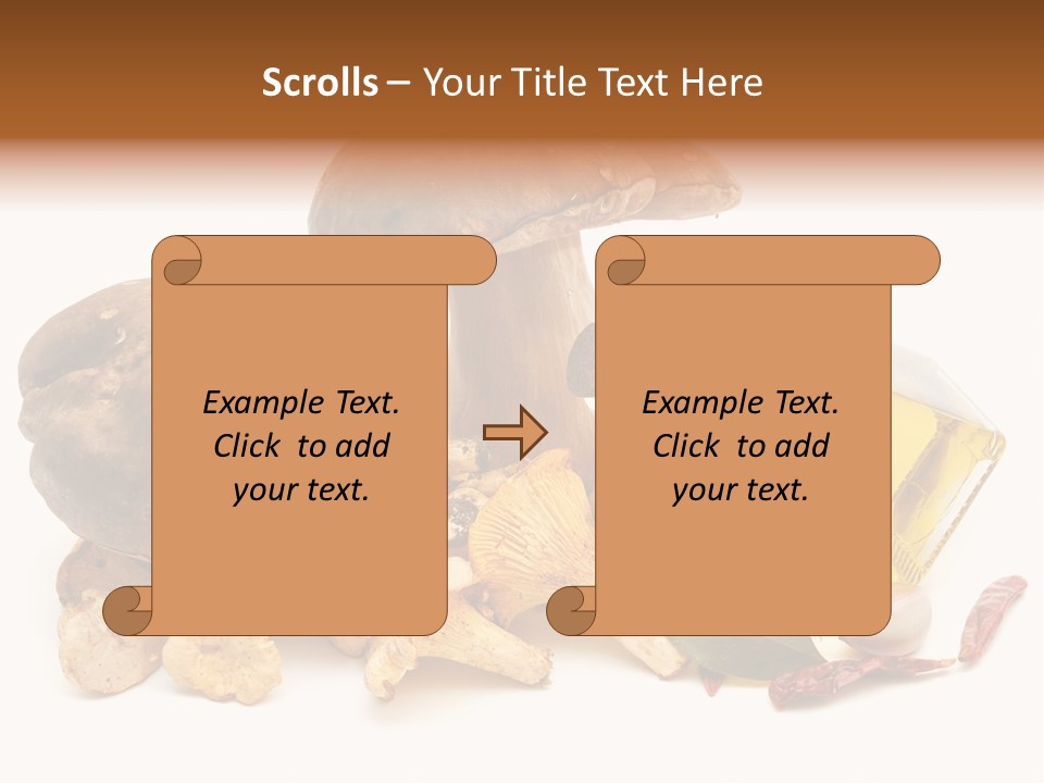 Oil White Beauty PowerPoint Template