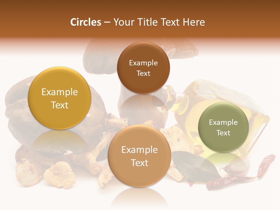 Oil White Beauty PowerPoint Template