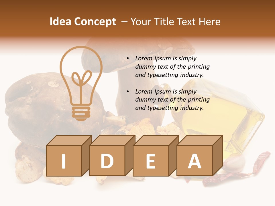 Oil White Beauty PowerPoint Template