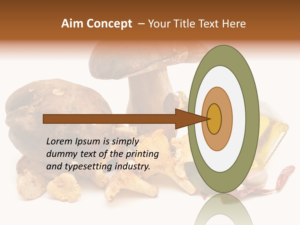 Oil White Beauty PowerPoint Template