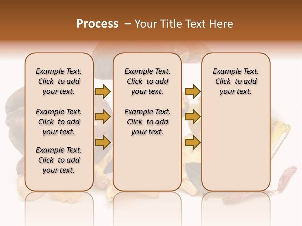 Oil White Beauty PowerPoint Template
