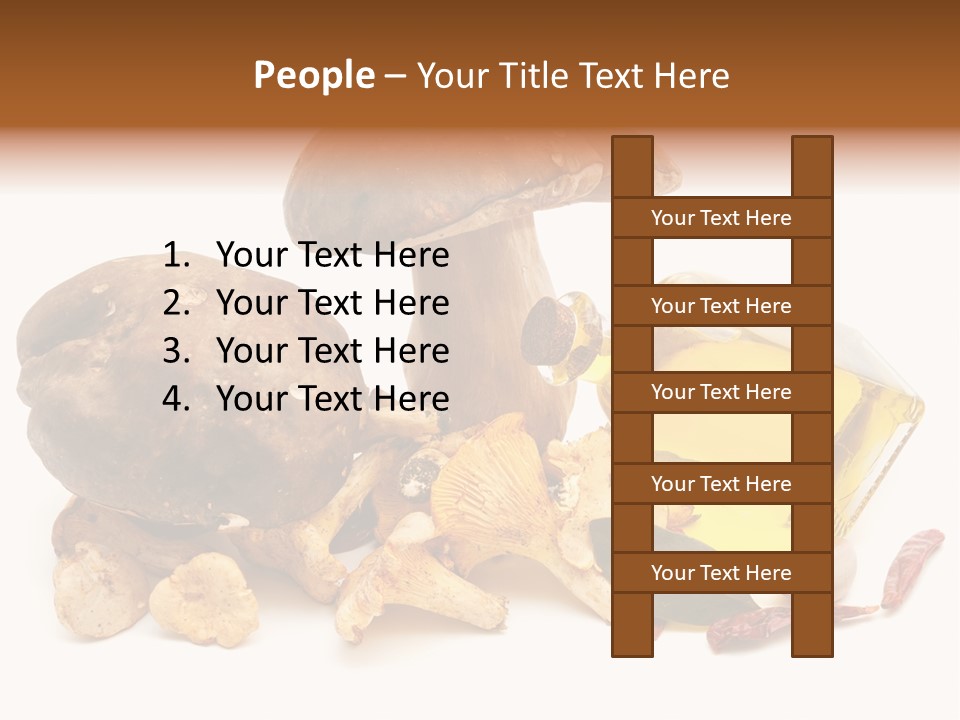 Oil White Beauty PowerPoint Template