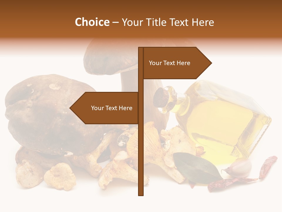 Oil White Beauty PowerPoint Template