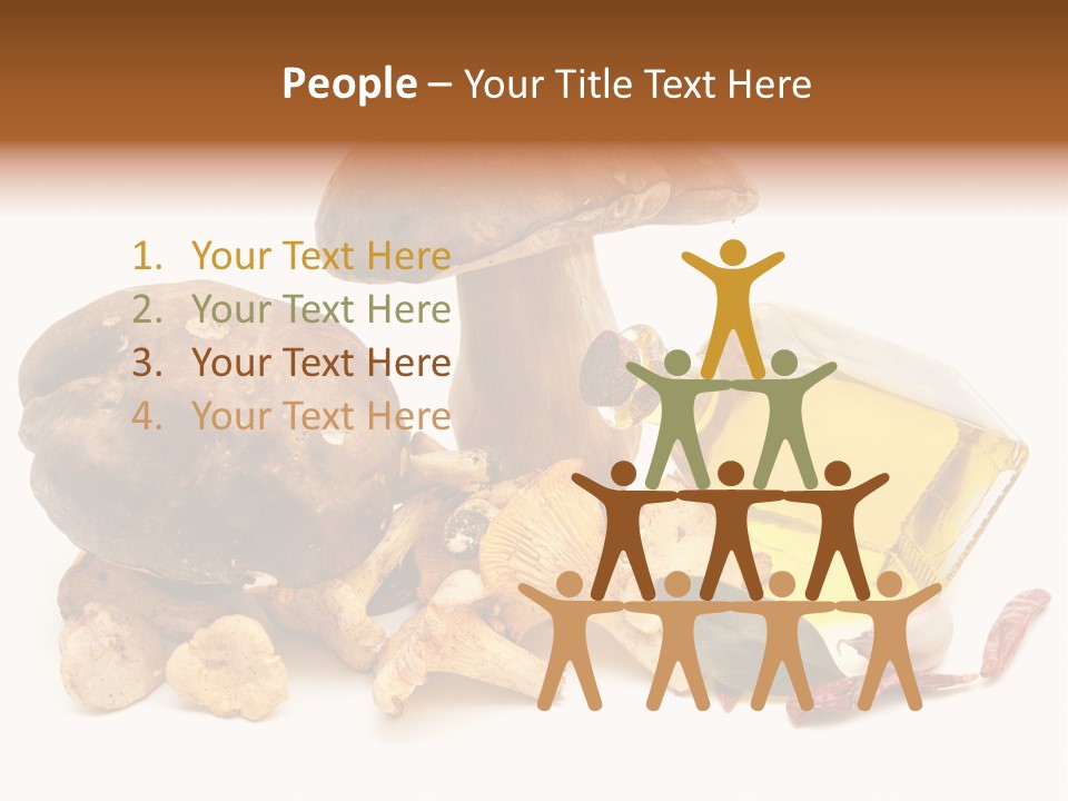 Oil White Beauty PowerPoint Template