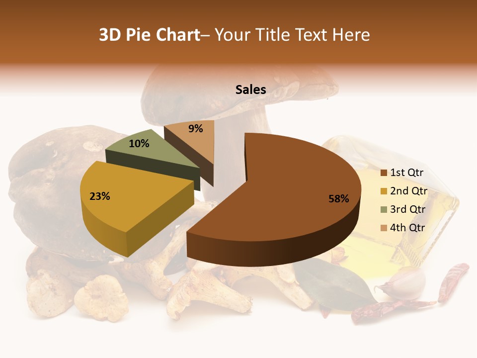 Oil White Beauty PowerPoint Template