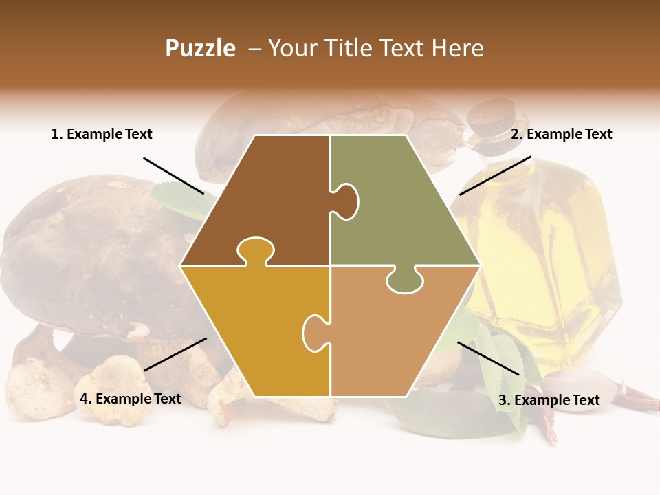 Beauty Isolated Orange PowerPoint Template