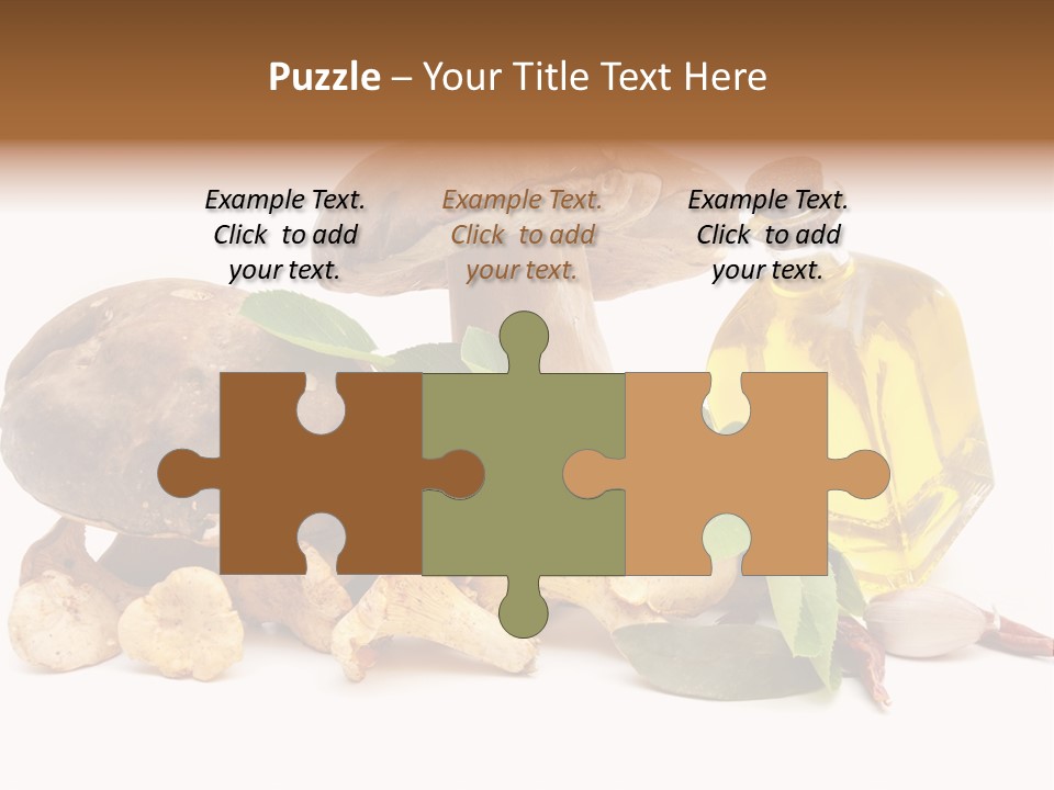 Beauty Isolated Orange PowerPoint Template