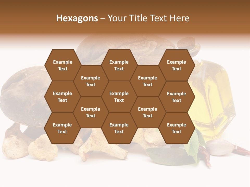 Beauty Isolated Orange PowerPoint Template