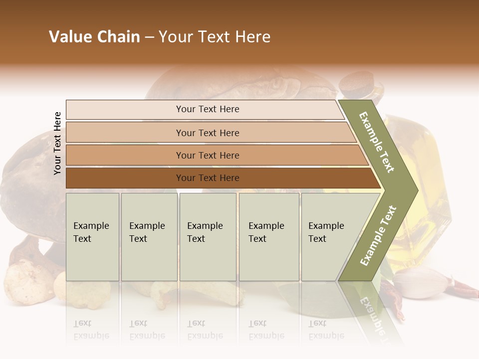 Beauty Isolated Orange PowerPoint Template