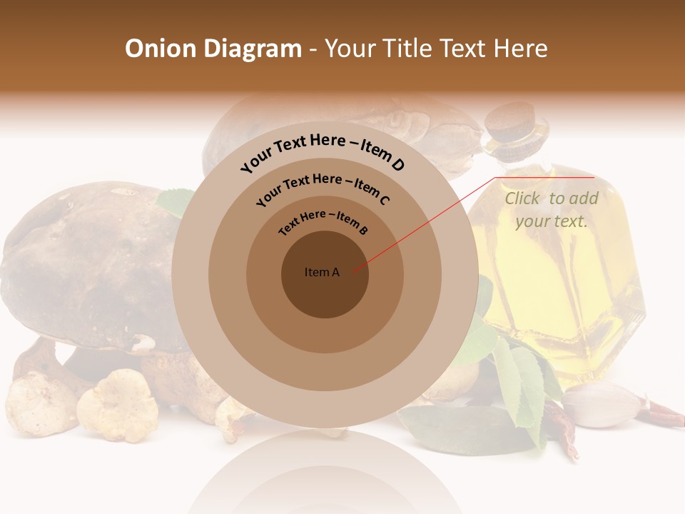 Beauty Isolated Orange PowerPoint Template