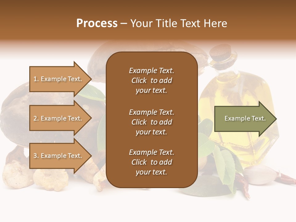 Beauty Isolated Orange PowerPoint Template