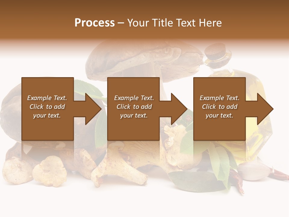 Beauty Isolated Orange PowerPoint Template