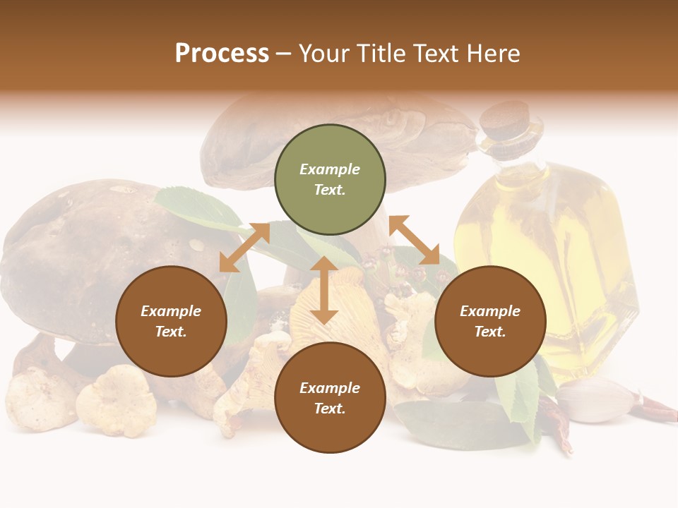 Beauty Isolated Orange PowerPoint Template