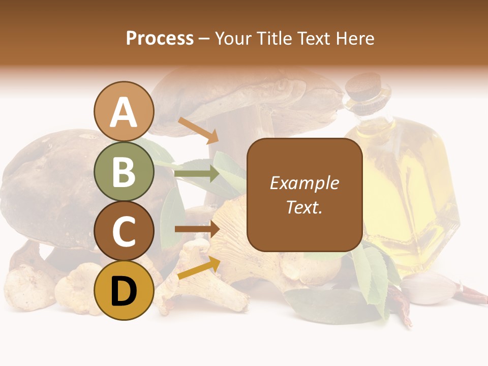 Beauty Isolated Orange PowerPoint Template