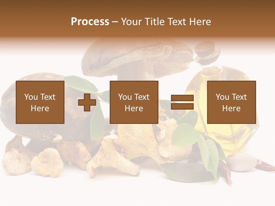 Beauty Isolated Orange PowerPoint Template