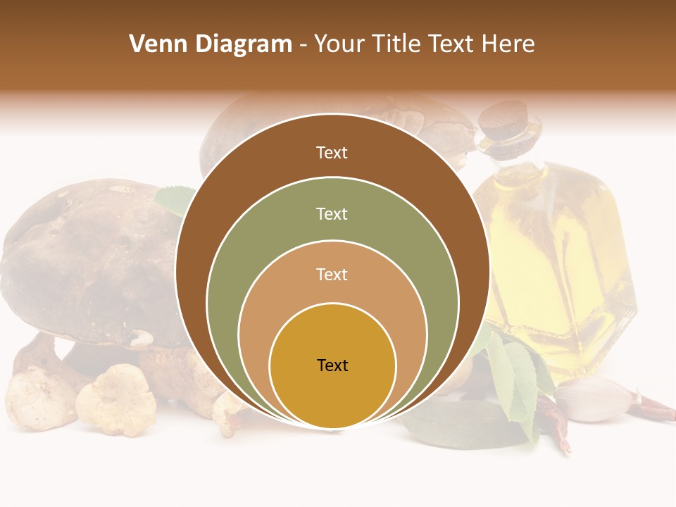 Beauty Isolated Orange PowerPoint Template