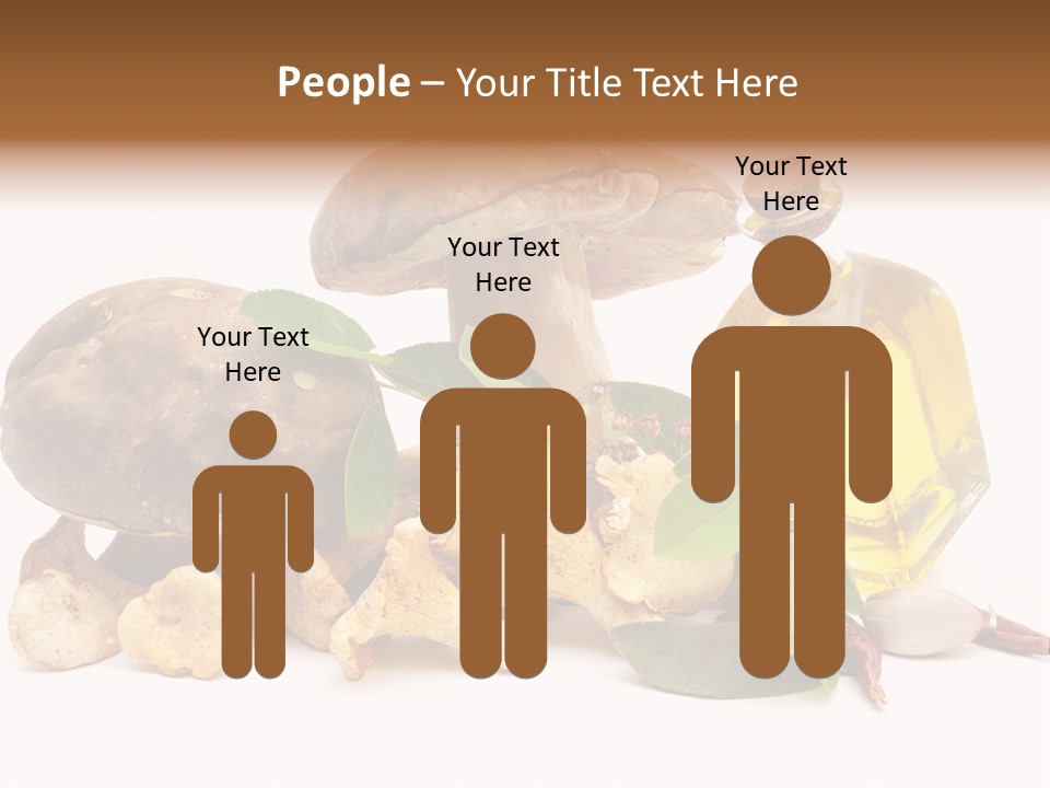 Beauty Isolated Orange PowerPoint Template