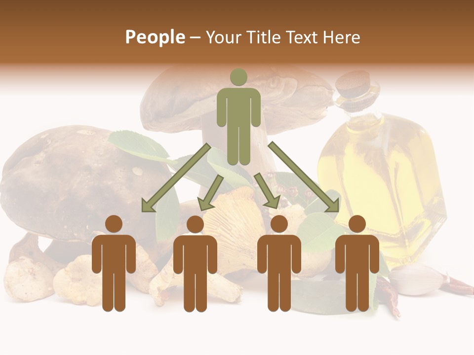 Beauty Isolated Orange PowerPoint Template