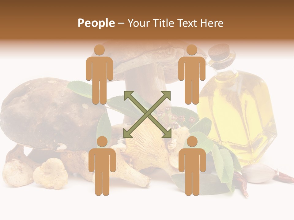 Beauty Isolated Orange PowerPoint Template