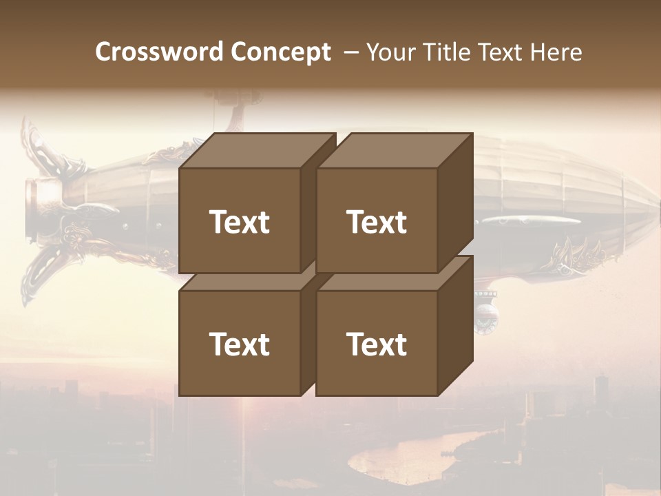 Altitude Sunset Painting PowerPoint Template