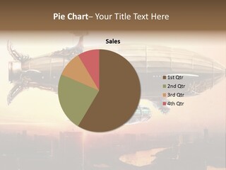 Altitude Sunset Painting PowerPoint Template