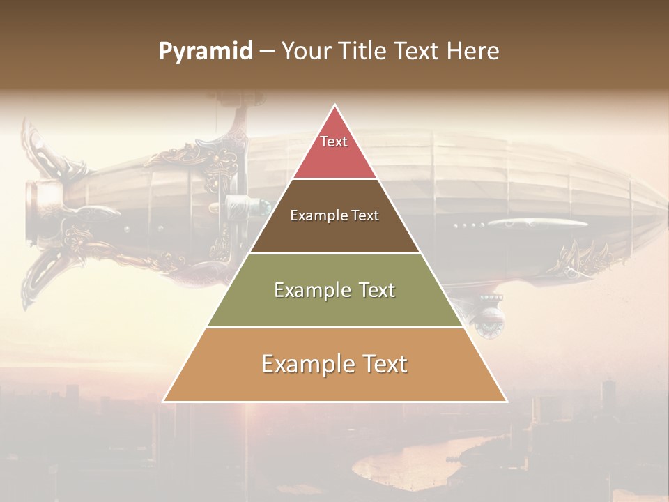 Altitude Sunset Painting PowerPoint Template
