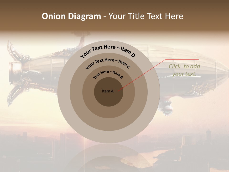 Altitude Sunset Painting PowerPoint Template