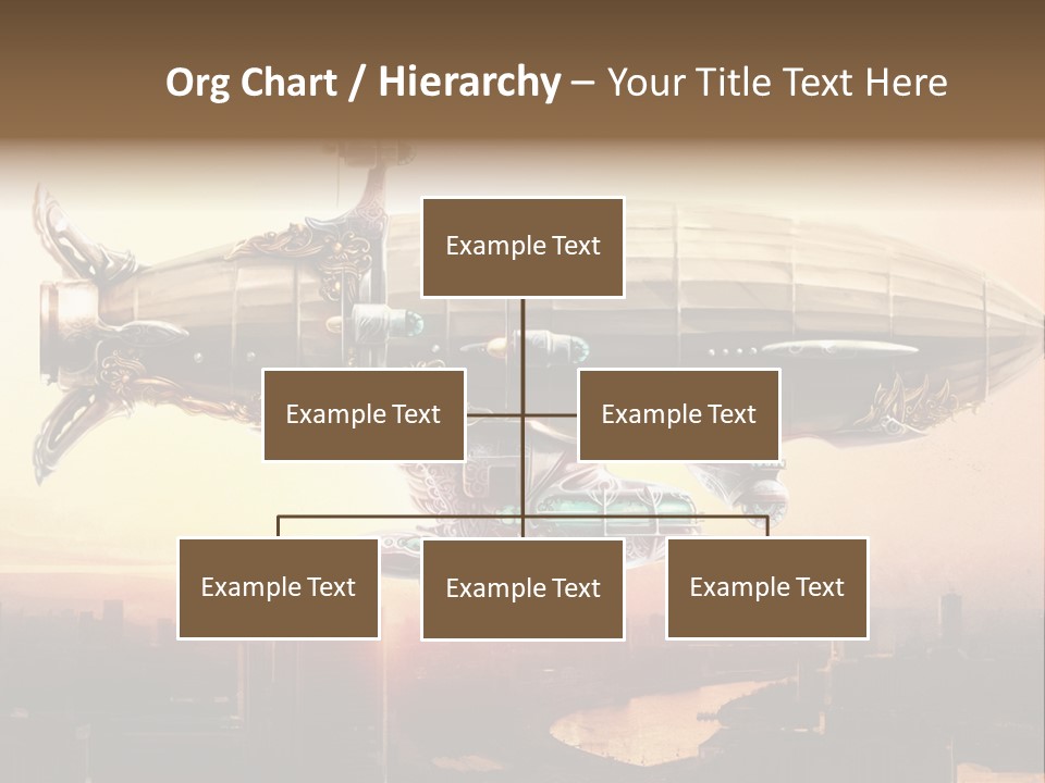 Altitude Sunset Painting PowerPoint Template