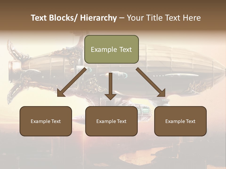 Altitude Sunset Painting PowerPoint Template