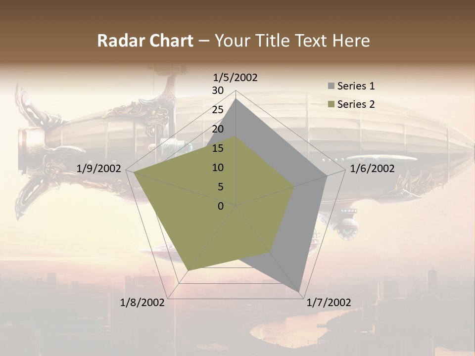 Altitude Sunset Painting PowerPoint Template