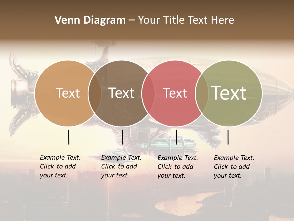 Altitude Sunset Painting PowerPoint Template