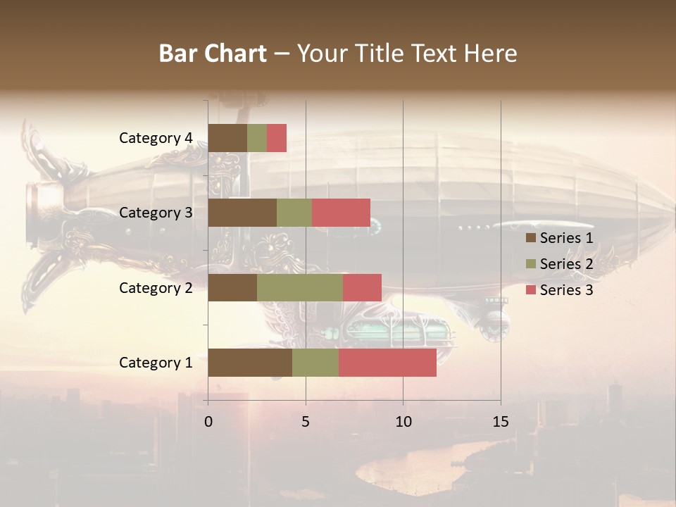 Altitude Sunset Painting PowerPoint Template