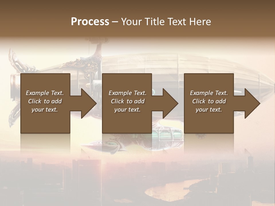 Altitude Sunset Painting PowerPoint Template