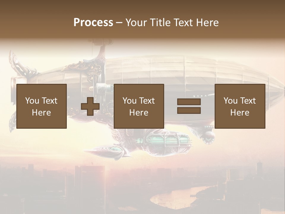 Altitude Sunset Painting PowerPoint Template