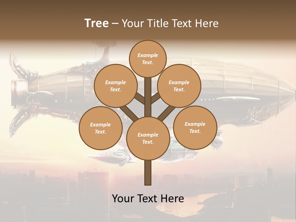 Altitude Sunset Painting PowerPoint Template