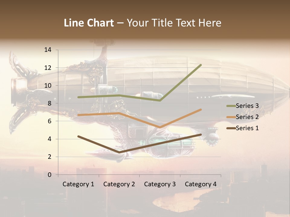 Altitude Sunset Painting PowerPoint Template