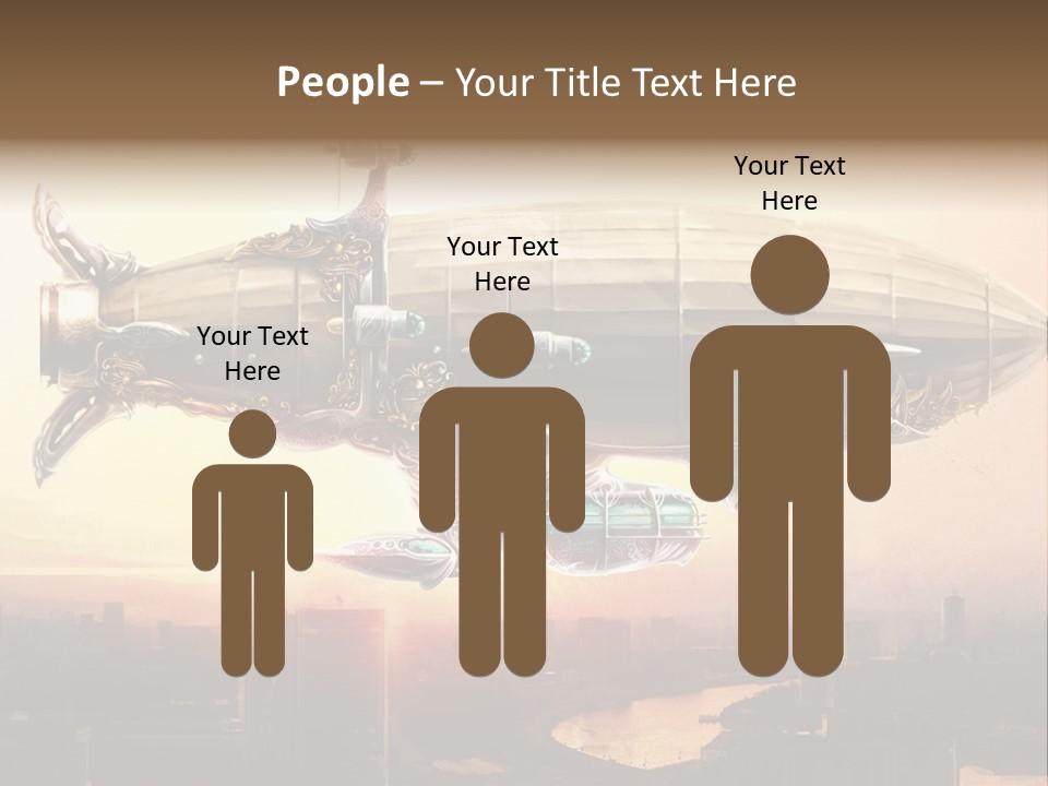 Altitude Sunset Painting PowerPoint Template