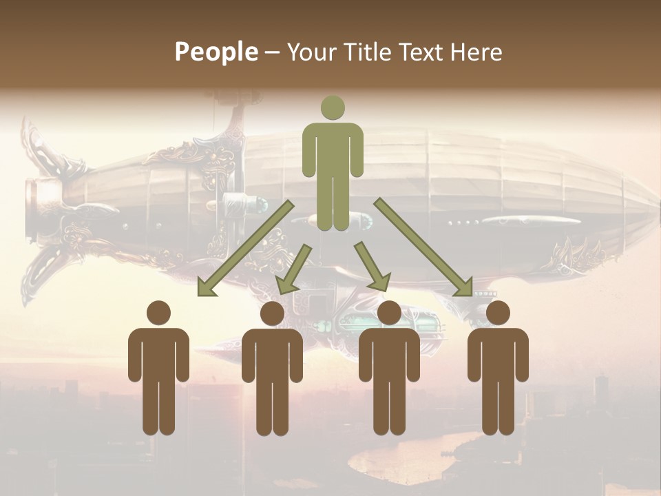 Altitude Sunset Painting PowerPoint Template