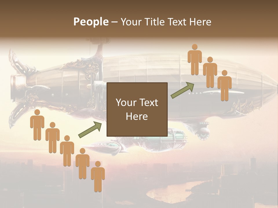 Altitude Sunset Painting PowerPoint Template